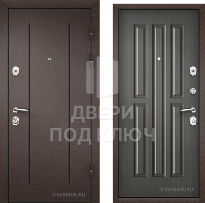 Входная трехконтурная дверь в дом ДПК-8626