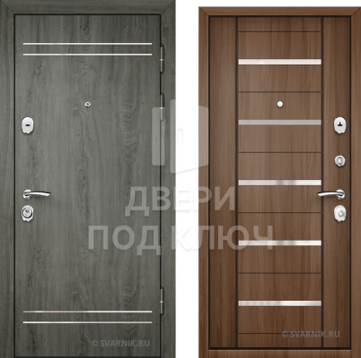 Входная трехконтурная дверь в офис ДПК-8860
