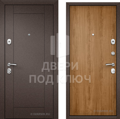 Металлическая входная дверь с внутренними петлями в квартиру ДПК-12954