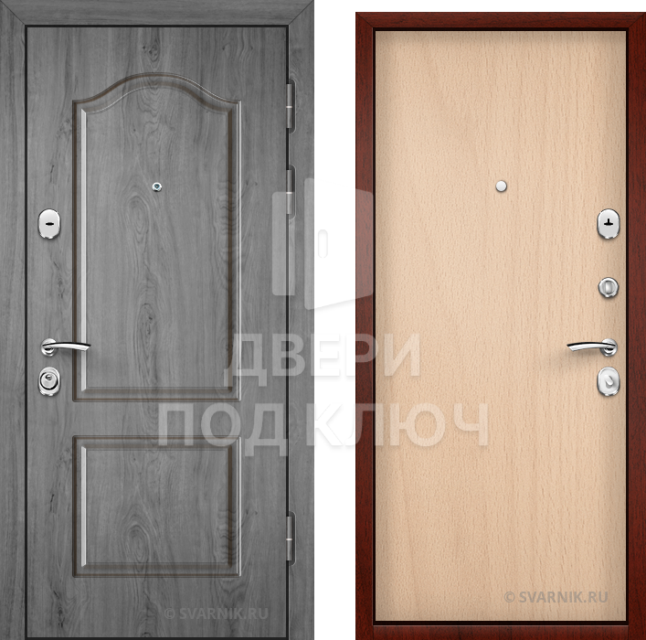 Входная готовая дверь на дачу ДПК-3073